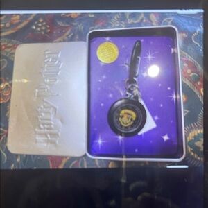Harry Potter Black Keychain with Watch RARE NWT